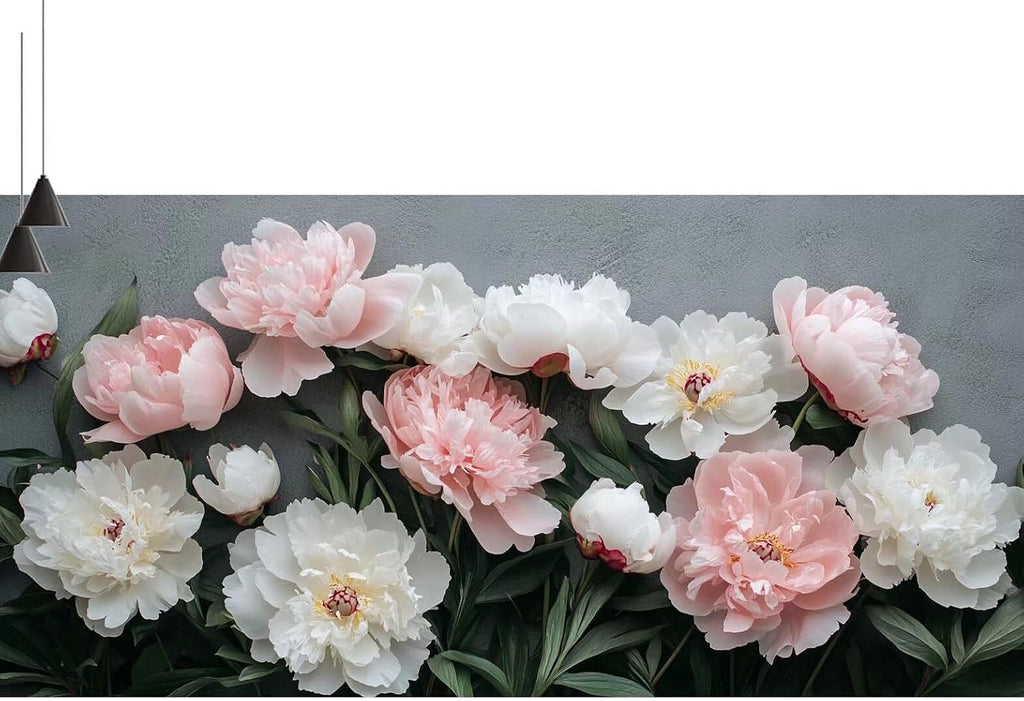 Paint by Numbers Kits for Adult Beginners,Pink Paint by Numbers Flower Paint by Numbers Painting with Paints and Brushes Kits,DIY Oil Painting Paint by Numbers,for Home Decor (NO Frame) 90x260cm V-623