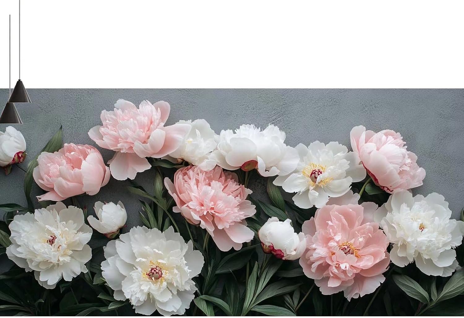 Paint by Numbers Kits for Adult Beginners,Pink Paint by Numbers Flower Paint by Numbers Painting with Paints and Brushes Kits,DIY Oil Painting Paint by Numbers,for Home Decor (NO Frame) 90x260cm V-623