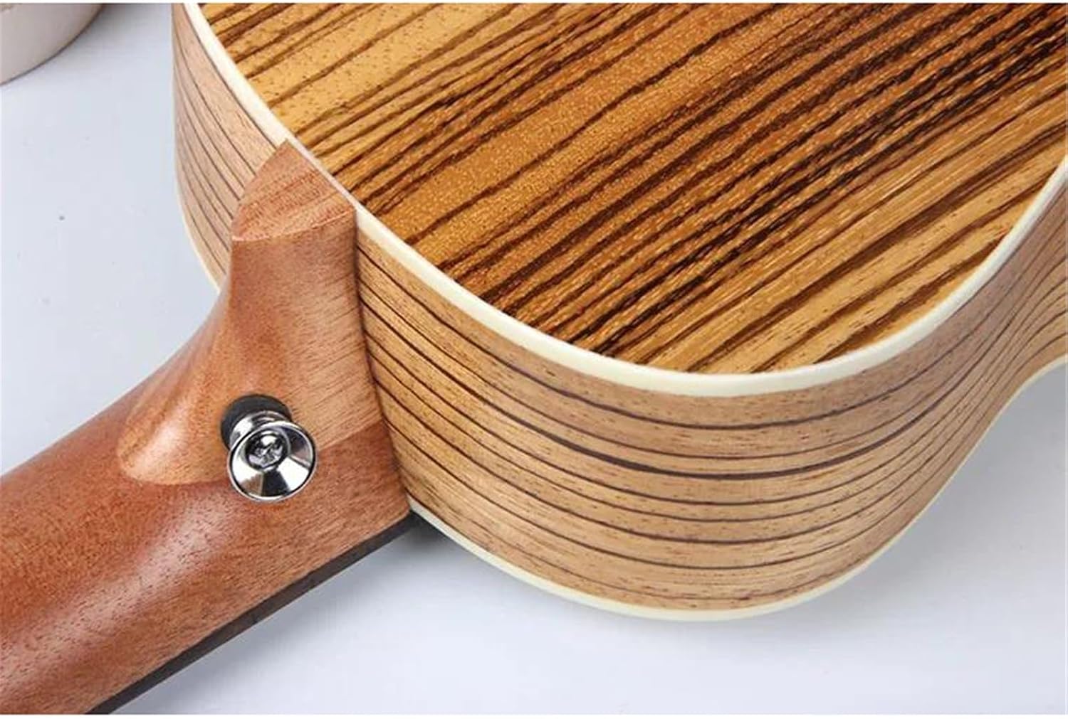 Adult Ukulele 24 Inch Concert Ukulele Nylon String Guitar Spruce Top With Zebra Back Ukulele