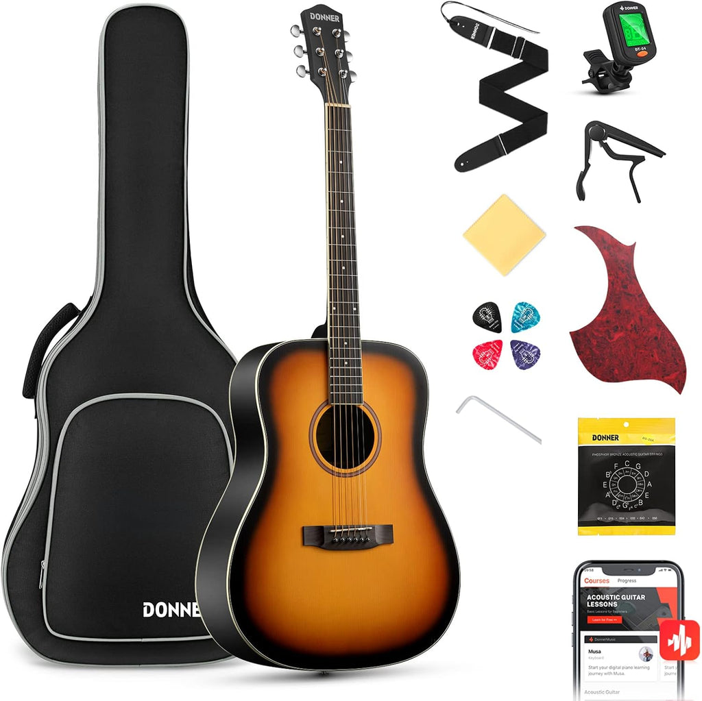Donner Acoustic Guitar-Guitar Strings