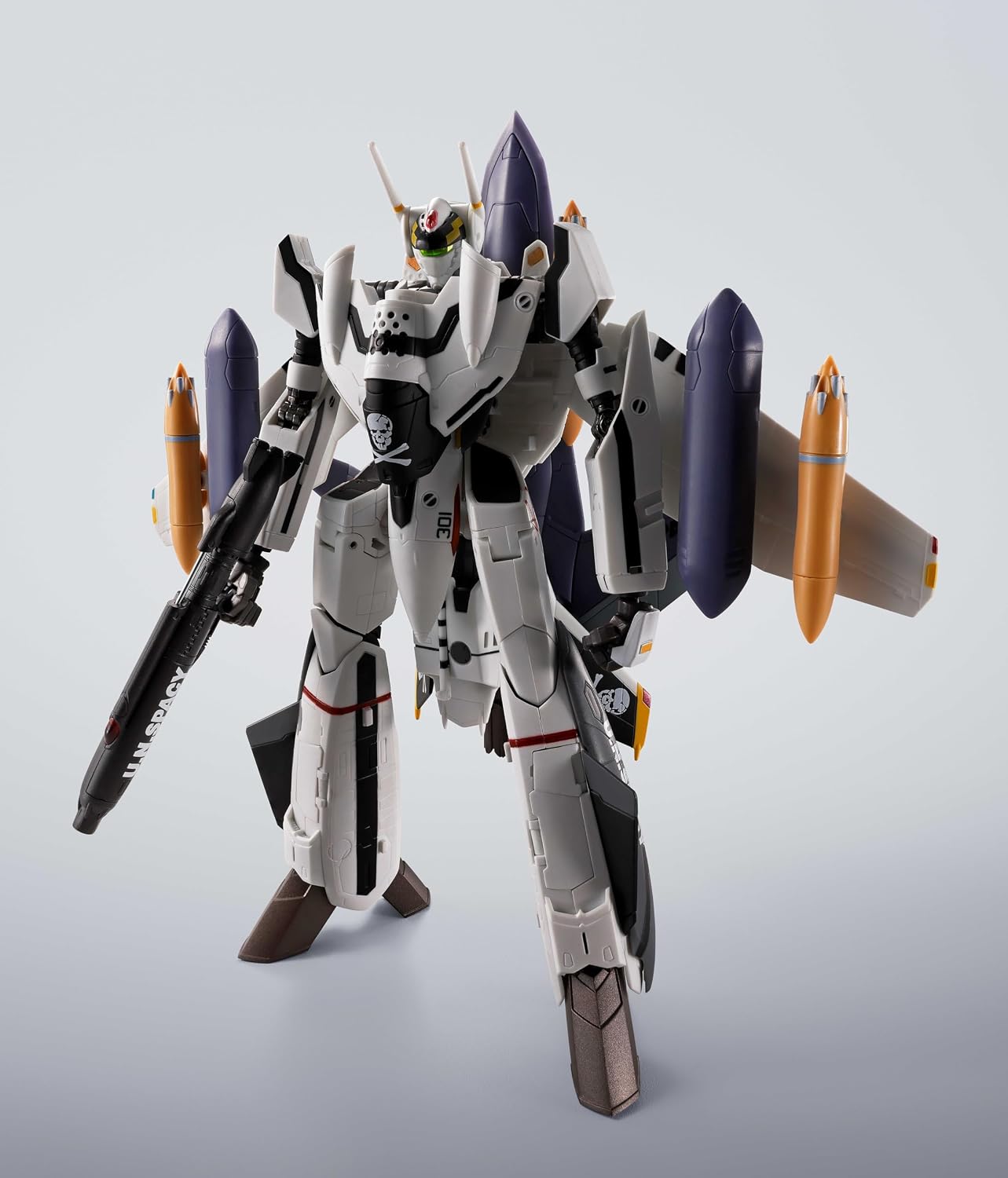 TAMASHII NATIONS - Macross - VF-0S Phoenix (Roy Focker Use) + QF-2200D-B Ghost Hi-Metal R Figure