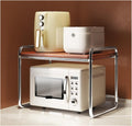 Microwave Oven Rack,Modern Kitchen Baker's Rack with Microwave Stand, Storage Shelf for Rice Cooker & Essentials – Stylish Space-Saving Home Organizer, Perfect for Small Kitchens