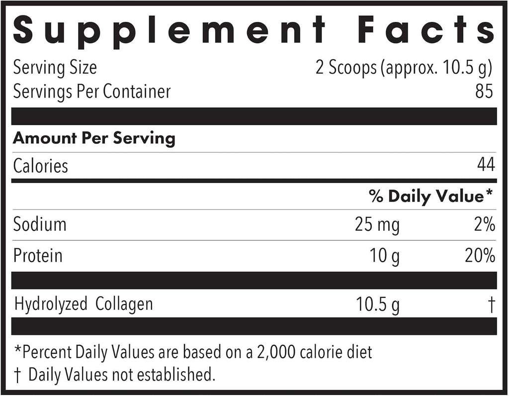 Allergy Research Group ARG Arthred Collagen Powder - 10.5 g Hydrolyzed Bovine Collagen - Connective Tissue Support - Unflavored High-Absorption Powder - 85 Servings - 31.7 oz