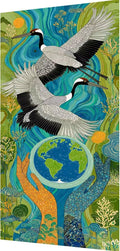 Animal Diamond Painting Red-Crowned Crane Diamond Art Kits for Adults, 5D Gem Art Painting Kit Beginners DIY Round Full Drill Crystal Dots Embroidery Crafts, Home Wall Decor Gifts 40x80in xy0-16v