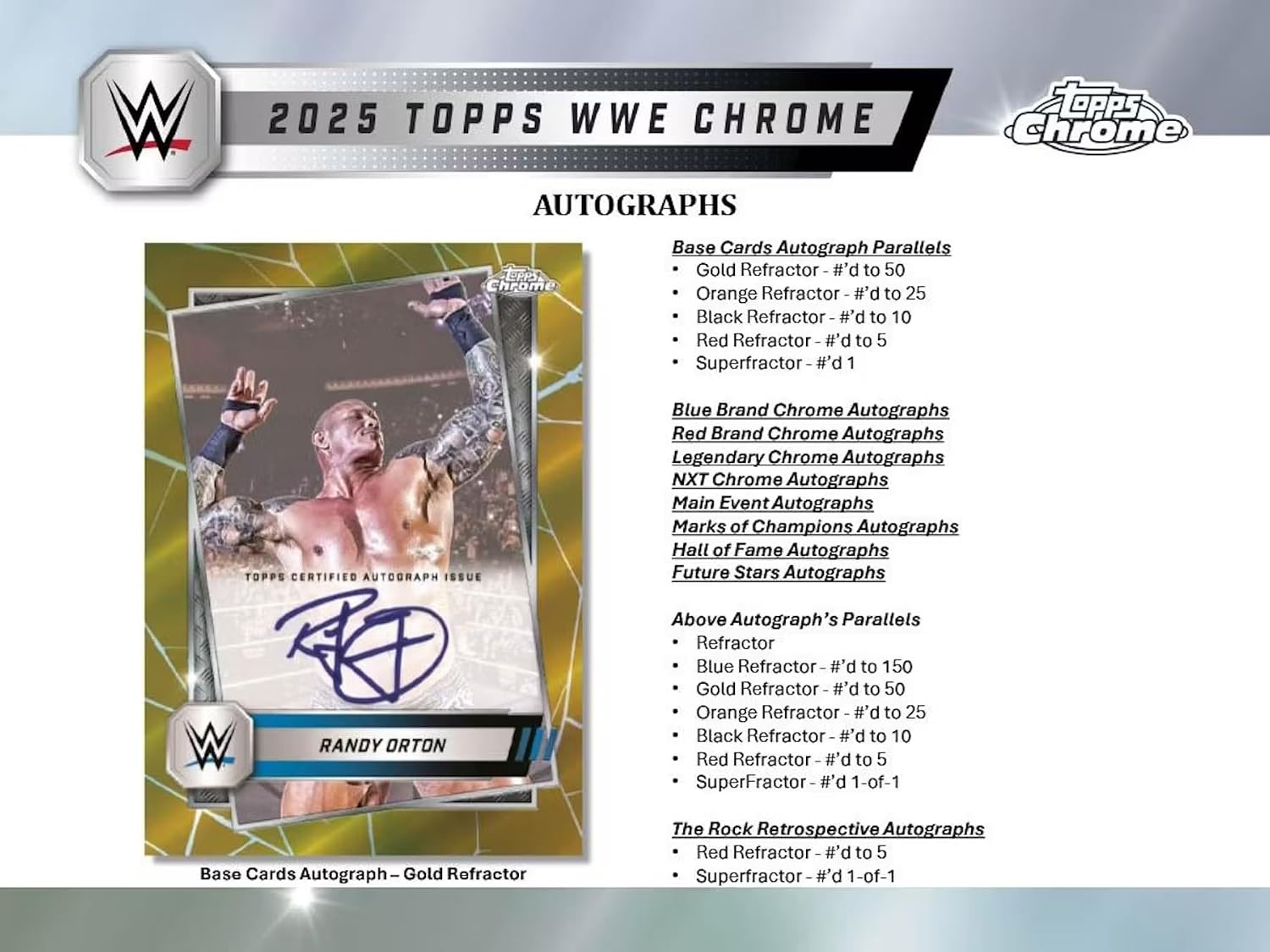 Chrome WWE Mega Box by Topps