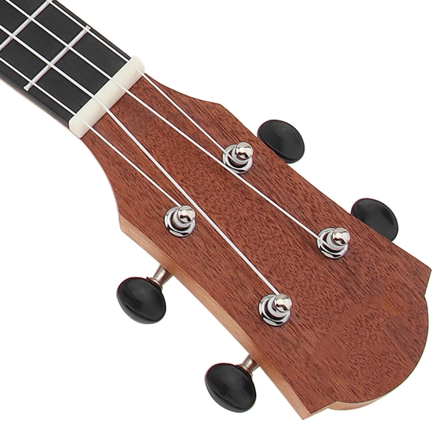 Adult Ukulele 21 Inch Treble Ukulele Sapele Wood 15 Fret Four Nylon Strings Hawaii Guitar String Musical Instrument