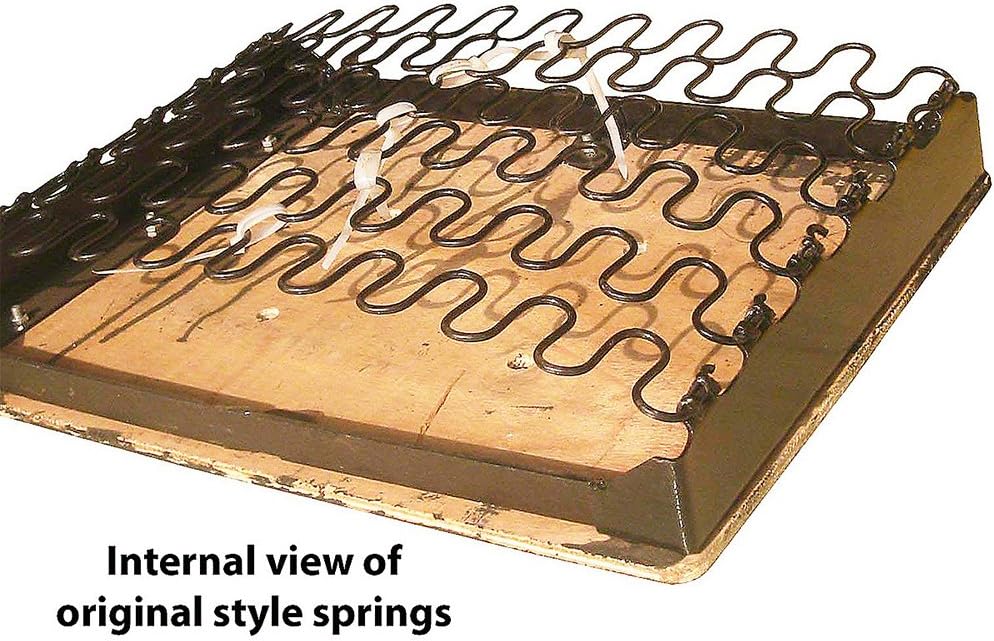 AT13983 Bottom Seat Cushion, yellow vinyl with springs, like original! Fits John Deere 2 cylinder models Fits John Deere A AR B D G R 50 520 530 60 620 630 70 720 730 80 820 2 cylinder 830 2 cylinder