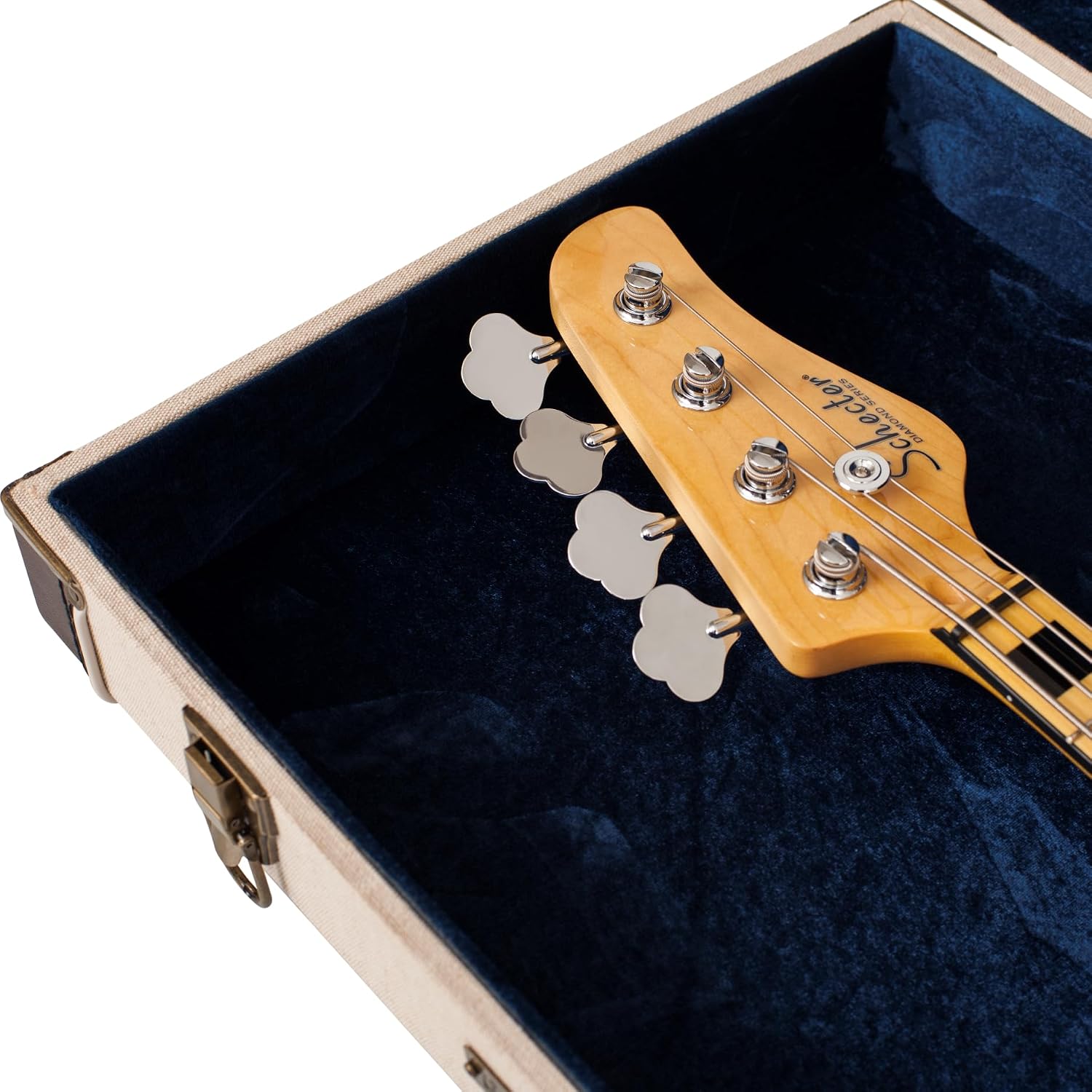 Gator Cases Journeyman Series Deluxe Wood Case for Electric Bass Guitars, Fits Fender Precision/Jazz Bass, & More (GW-JM-BASS)