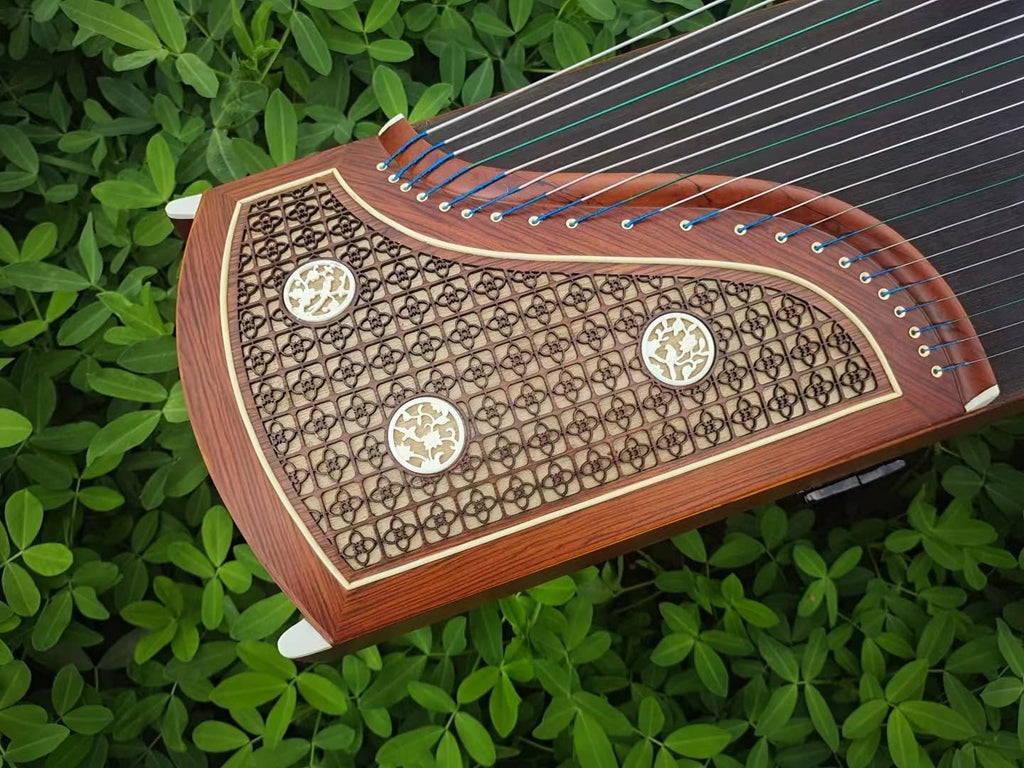 LANDTOM Professional Paulownia Guzheng（163cm）for Adults/beginner/Intermediate (Drizzling rain)