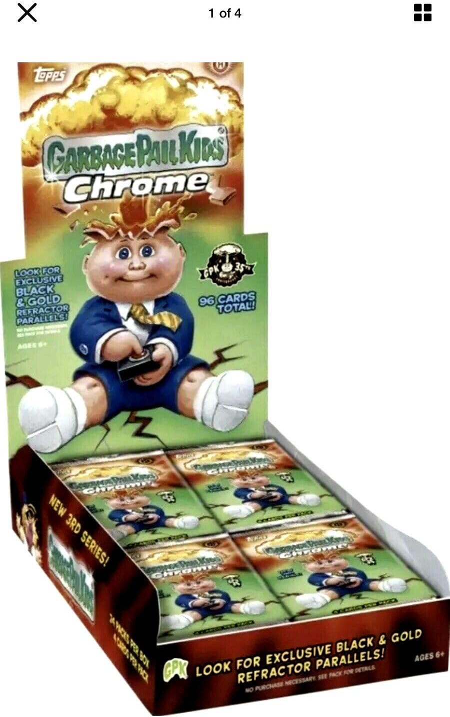 2020 Topps Garbage Pail Kids Chrome HOBBY box (24 pks/bx)