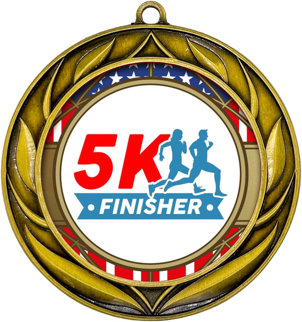All Quality 5K Finisher Wreath Design Medal