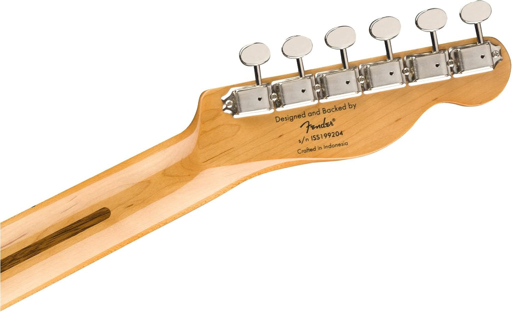 Fender Squier Classic Vibe '50s Telecaster, Left Handed - Butterscotch Blonde Bundle with Gig Bag, Instrument Cable, Tuner, Strap, Strings, Picks, and Austin Bazaar Instructional DVD