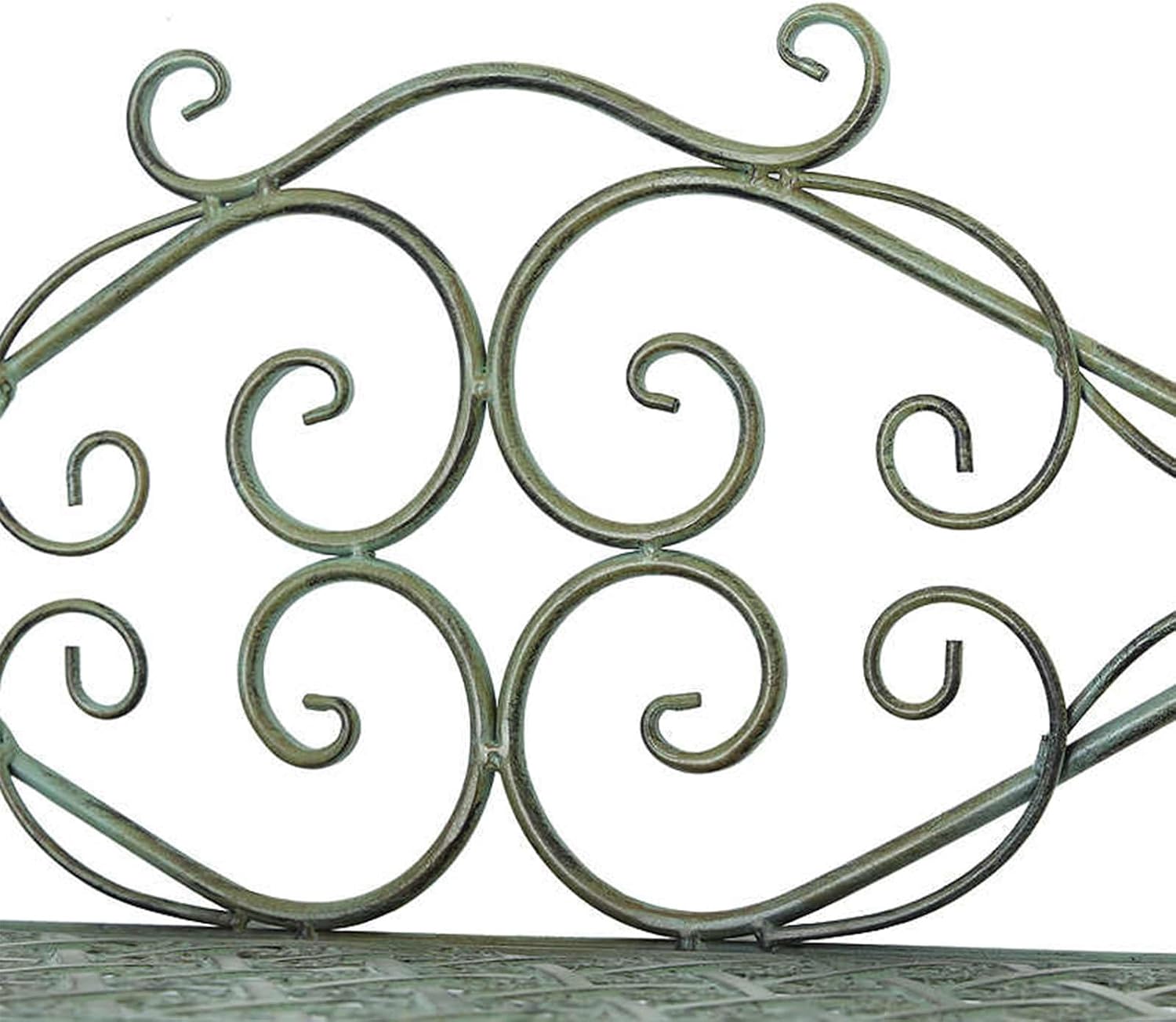 Metal Garden Trellis, Indoor Outdoor Planter Display, Heavy Duty Iron Plant Trellis, Strong Load-Bearing Capacity, Iron 4-Tier Bakers Rack for Garden Patio Balcony Living Room(Green)