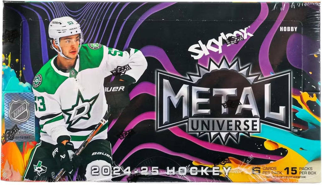 2024/25 Upper Deck Skybox Metal Universe Hockey HOBBY box (15 pks/bx)