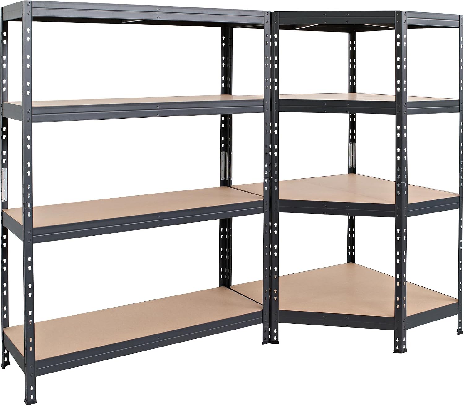 AR Shelving Garage Series Metal Corner Shelf, 24in., 500-Lb. Capacity per Level