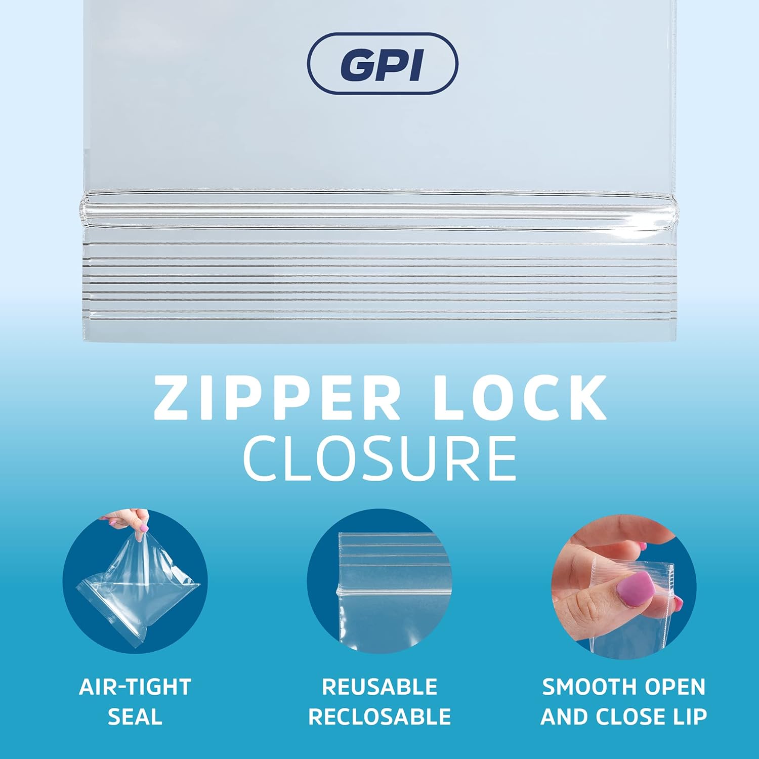 6' x 6' Small Reclosable Zip Bag - Heavy-duty 4 Mil, Bulk Case of 4,000 - Clear, Resealable Zip Top Lock for Storage & Packaging Food, Sandwiches, Cookies, Nuts, Bolts & Screws.