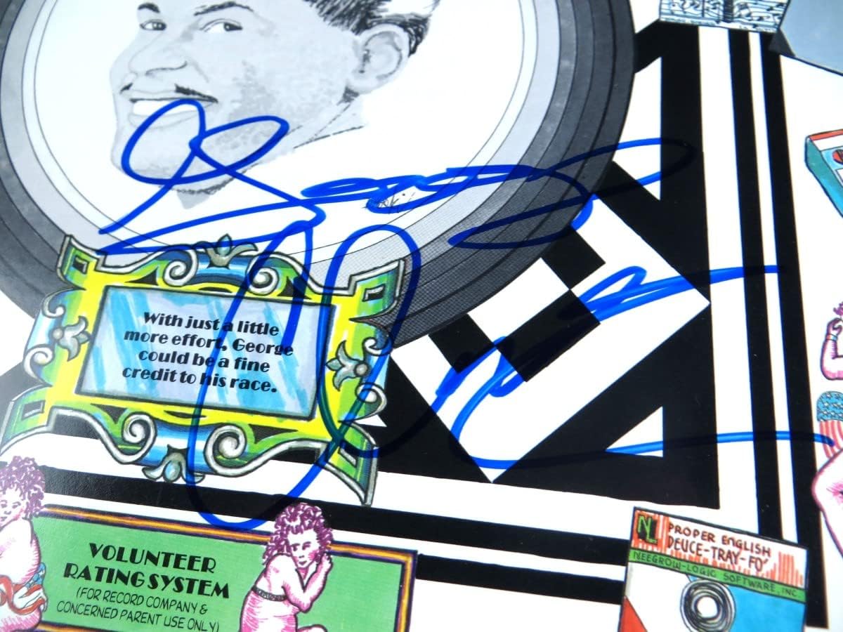 George Clinton Signed Autographed Record Album R&B Skeletons in the Closet JSA