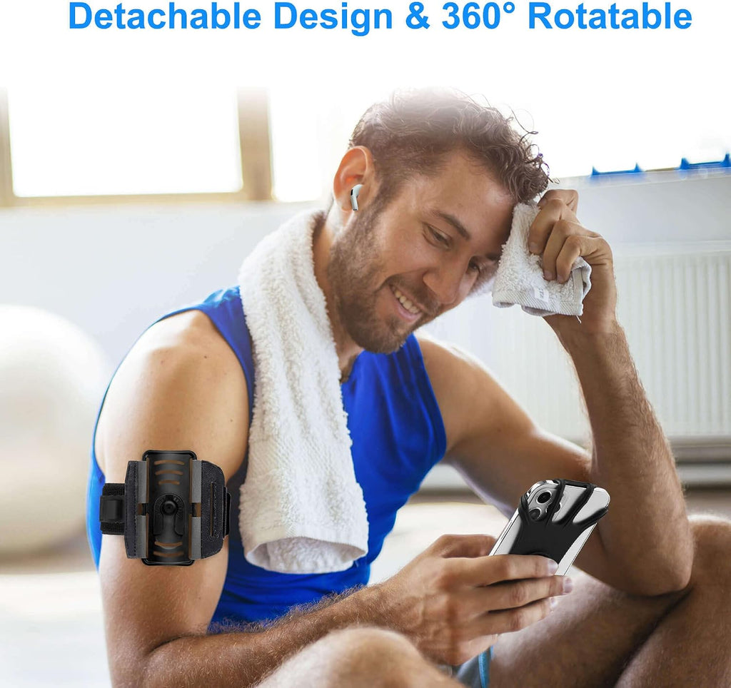 50 Pack Cell Phone Holder Armband - Reflective & Adjustable Wristband Strap Arm Bands Case Compatible with iPhone 16 15 14 13 12 Mini Pro Max Plus Samsung Galaxy Pixel for Workout Exercise Sports