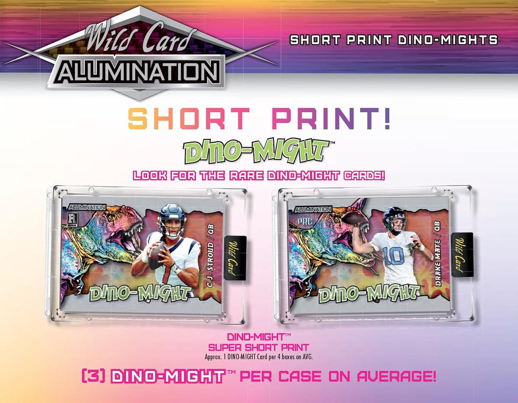 2023 Wild Card Alumination Special Rookie & Insert Edition Football Hobby Box 6 Encased Trading Cards Per Box