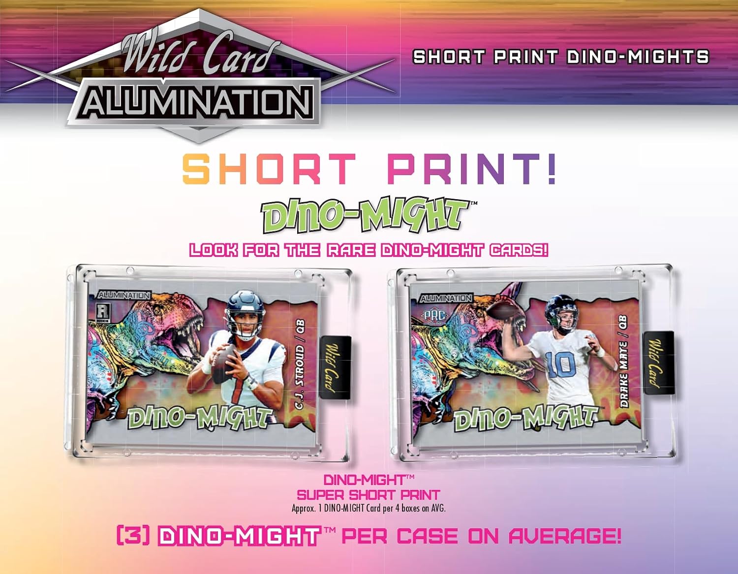 2023 Wild Card Alumination Special Rookie & Insert Edition Football Hobby Box 6 Encased Trading Cards Per Box