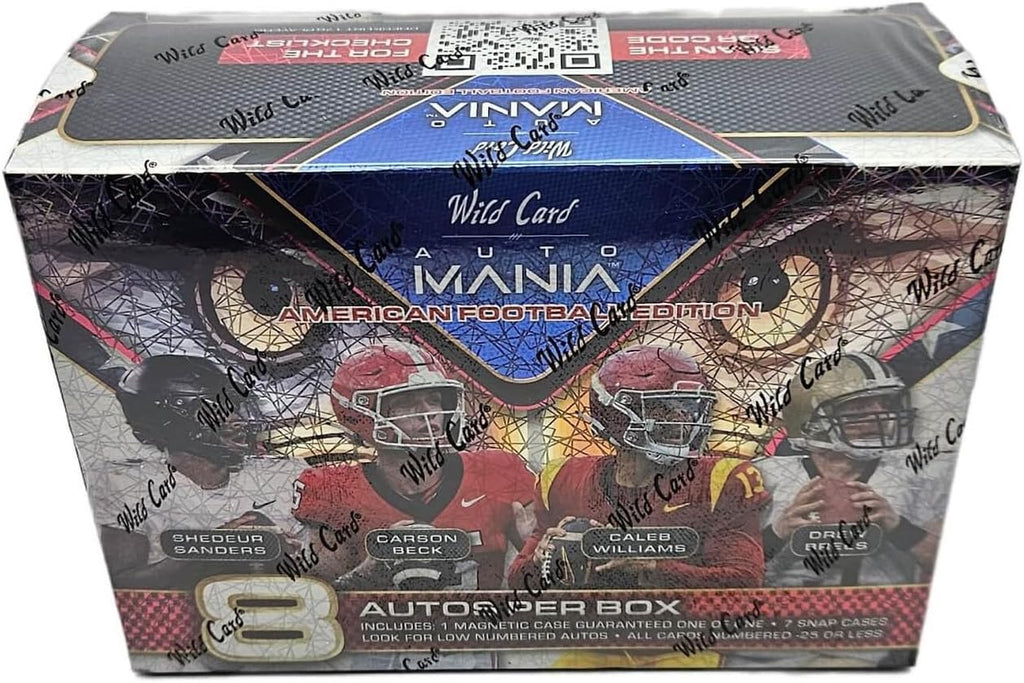 2024 Wild Card Auto Mania American Football Edition Hobby Box