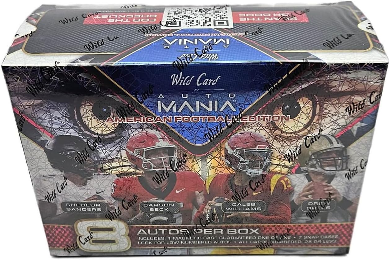 2024 Wild Card Auto Mania American Football Edition Hobby Box