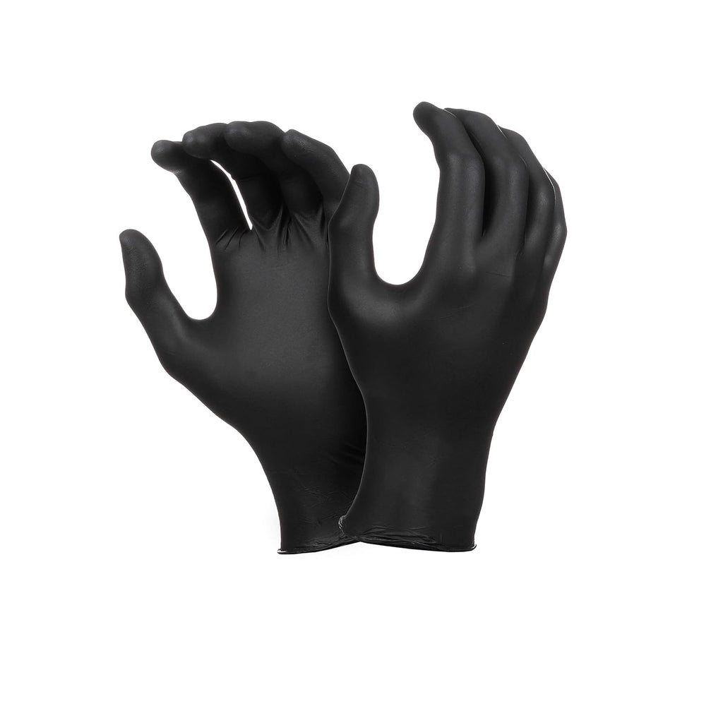 Ansell MICROFLEX MidKnight MK-296 Exam Standard Gloves - Size L, Black (Case of 1000)