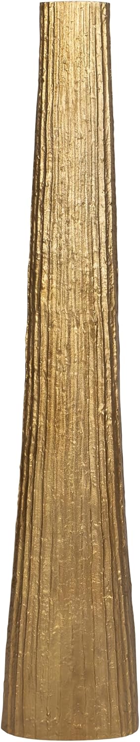 Floor Vase for Living Room Decor – Metal Vase for Home, Bedroom, or Office – Elegant vase adds a Sophisticated Accent to Any Table, House, or Room Decor – Flower Vases for Centerpieces – 58', Gold