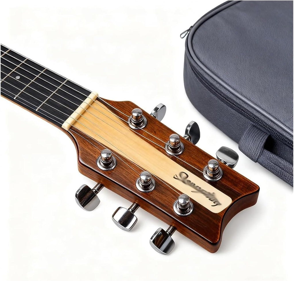 MXL&LJB Acoustic Guitar, Cutaway Bundle with Gig Bag, Picks, Strings, Strap 41 Inch Full Size Dreadnought Spruce Top for Beginners Teens Adults(Natural)