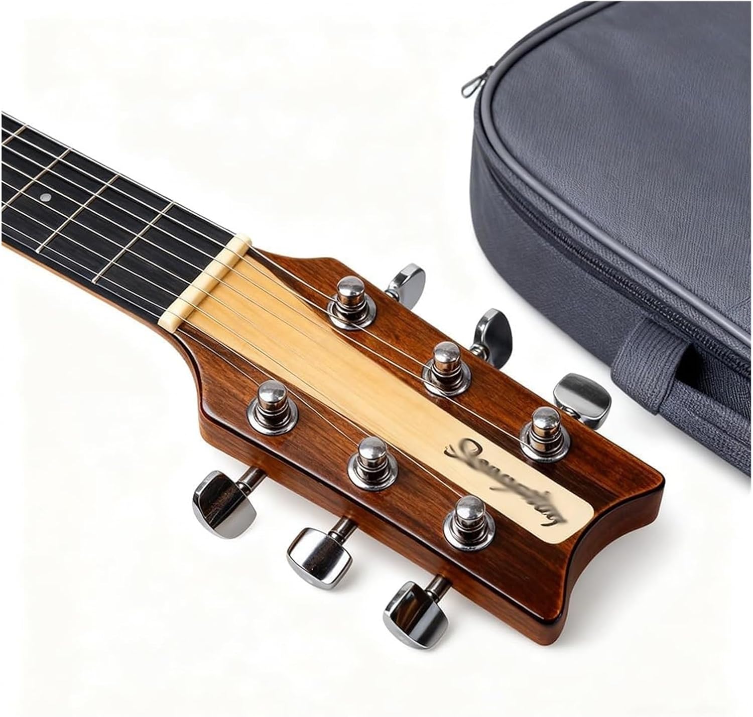 MXL&LJB Acoustic Guitar, Cutaway Bundle with Gig Bag, Picks, Strings, Strap 41 Inch Full Size Dreadnought Spruce Top for Beginners Teens Adults(Natural)