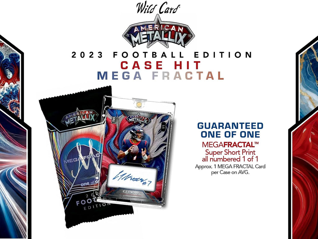2023 Wild Card American Metallix Football Edition (6 Autographs Per Box)