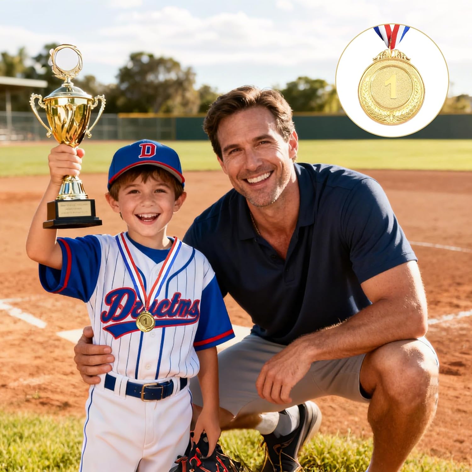 270 Pcs Metal Medals Awards Bulk 1 2 3 Gold Silver Medals Winner Award Prizes for Kids Adult Sports Competitions Team Rewards Party