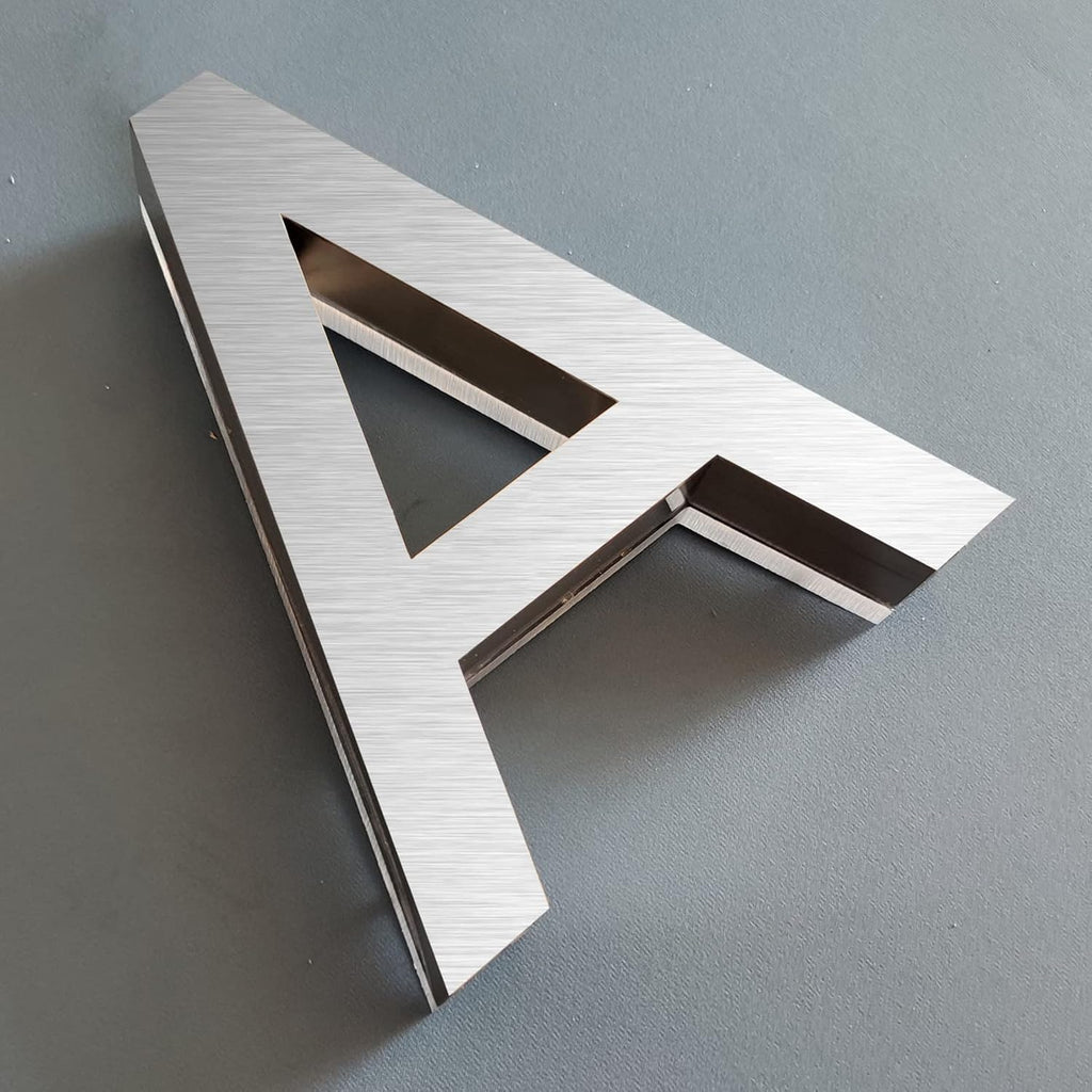 14' Outdoor Illuminated House Address Number Plaques, Backlit LED Home Address Number With Lights - Waterproof Light Up Address Signs For Outside,V