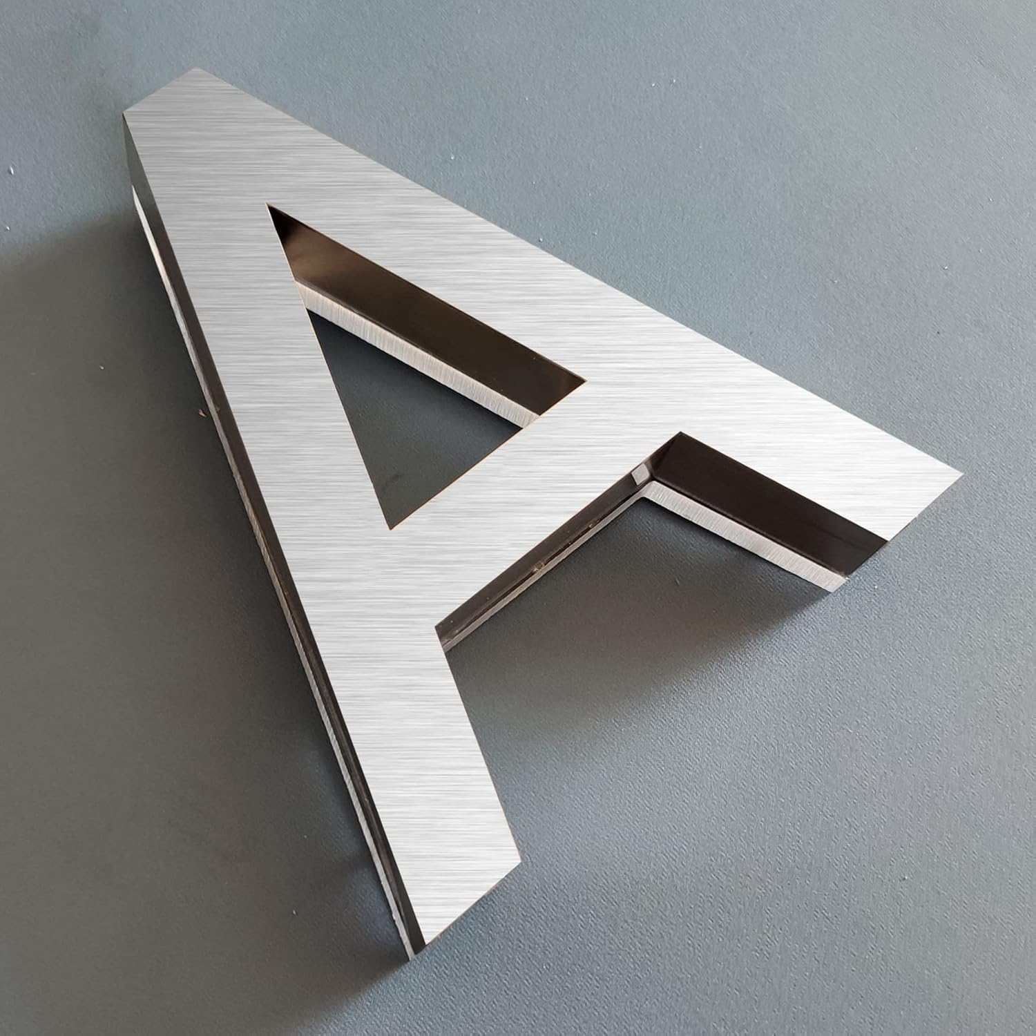 14' Outdoor Illuminated House Address Number Plaques, Backlit LED Home Address Number With Lights - Waterproof Light Up Address Signs For Outside,M