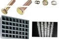 Grade 8 Coarse Bolt Nut & Washer Assortment 1496 Pieces with A Metal 40 Hole Bin Multi-Purpose Comprehensive Hardware Fastener Assortment Kit Cit00457Riv