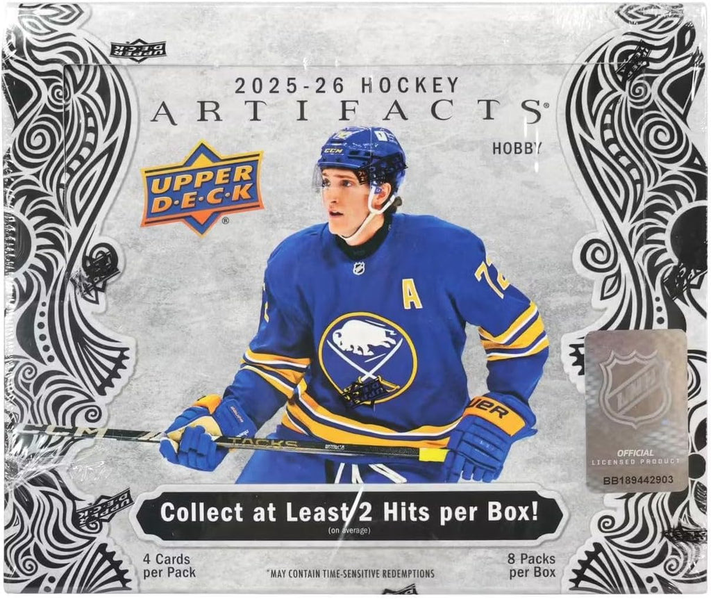2025/26 Upper Deck Artifacts Hockey HOBBY box (8 pks/bx)