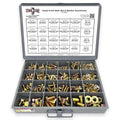 Inch Grade 8 Hex Cap Screws, Hex Nuts, Flat & Lock Washers - 574 PCS
