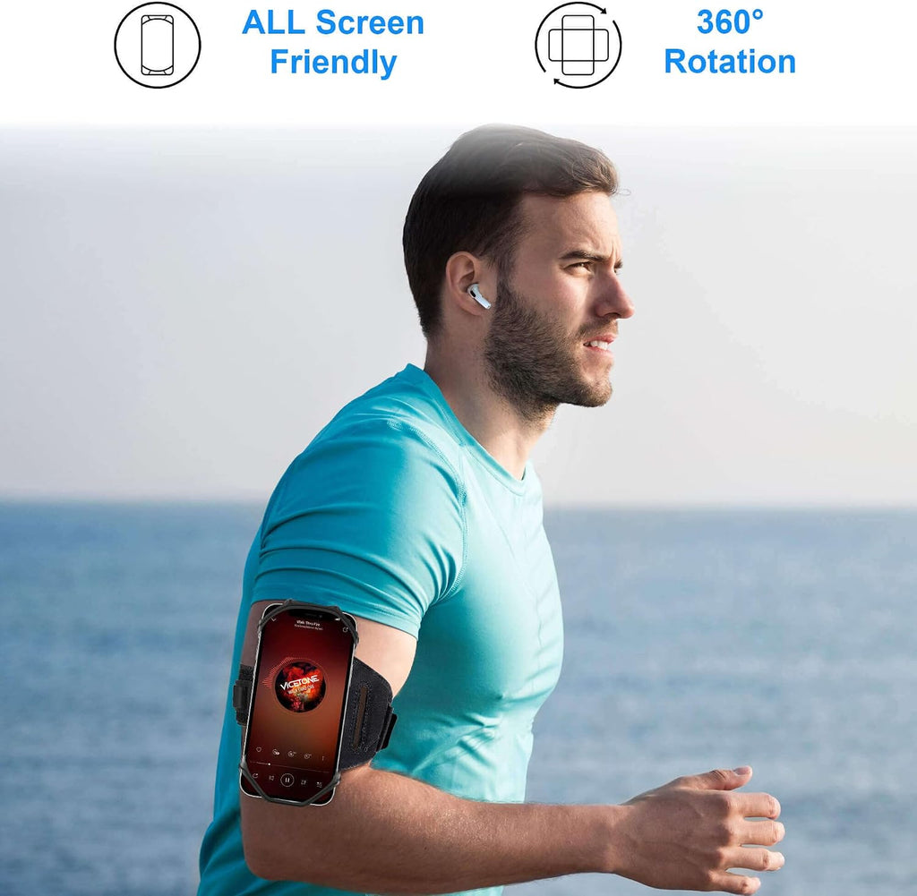 50 Pack Cell Phone Holder Armband - Reflective & Adjustable Wristband Strap Arm Bands Case Compatible with iPhone 16 15 14 13 12 Mini Pro Max Plus Samsung Galaxy Pixel for Workout Exercise Sports
