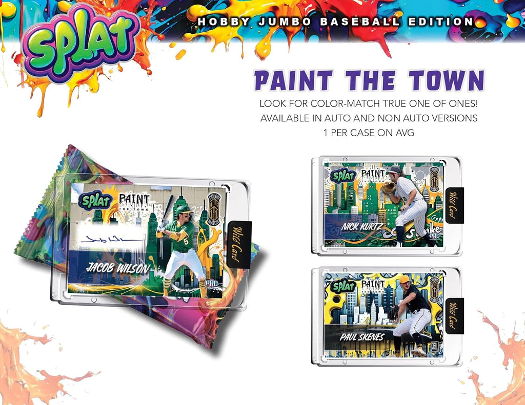 2024 Wild Card Splat Baseball Jumbo Trading Card Box (1 Autograph Card Per Box)