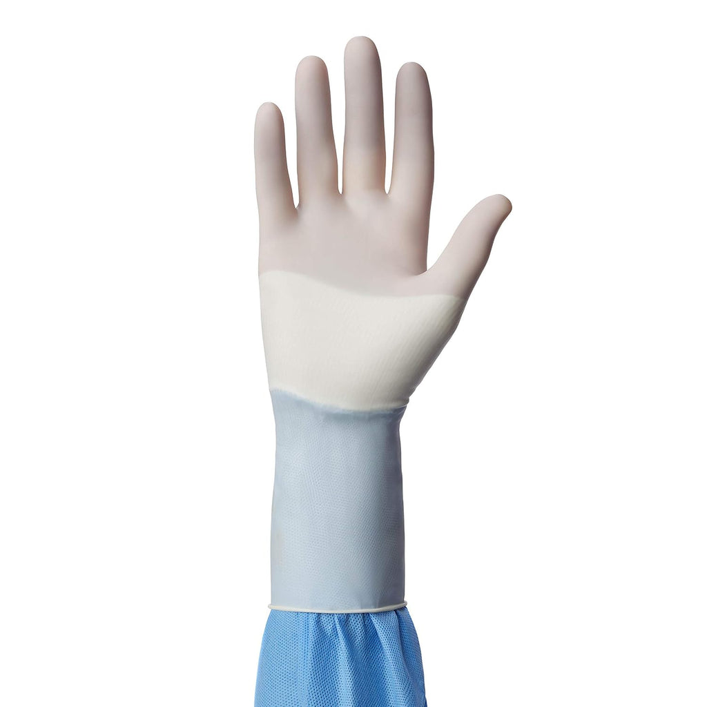 Medline SensiCare with Aloe Sterile Powder and Latex-Free Surgical Glove, Size 7.5, White (Pack of 100)