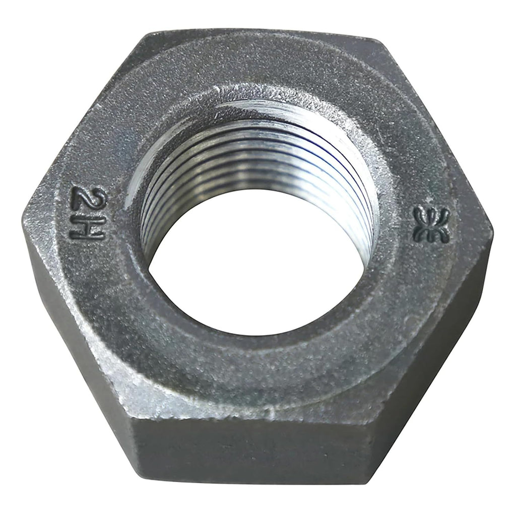 1-1/2'-6 Heavy Hex Nut, A194 Grade 2H - Plain Finish [Pack of 25]