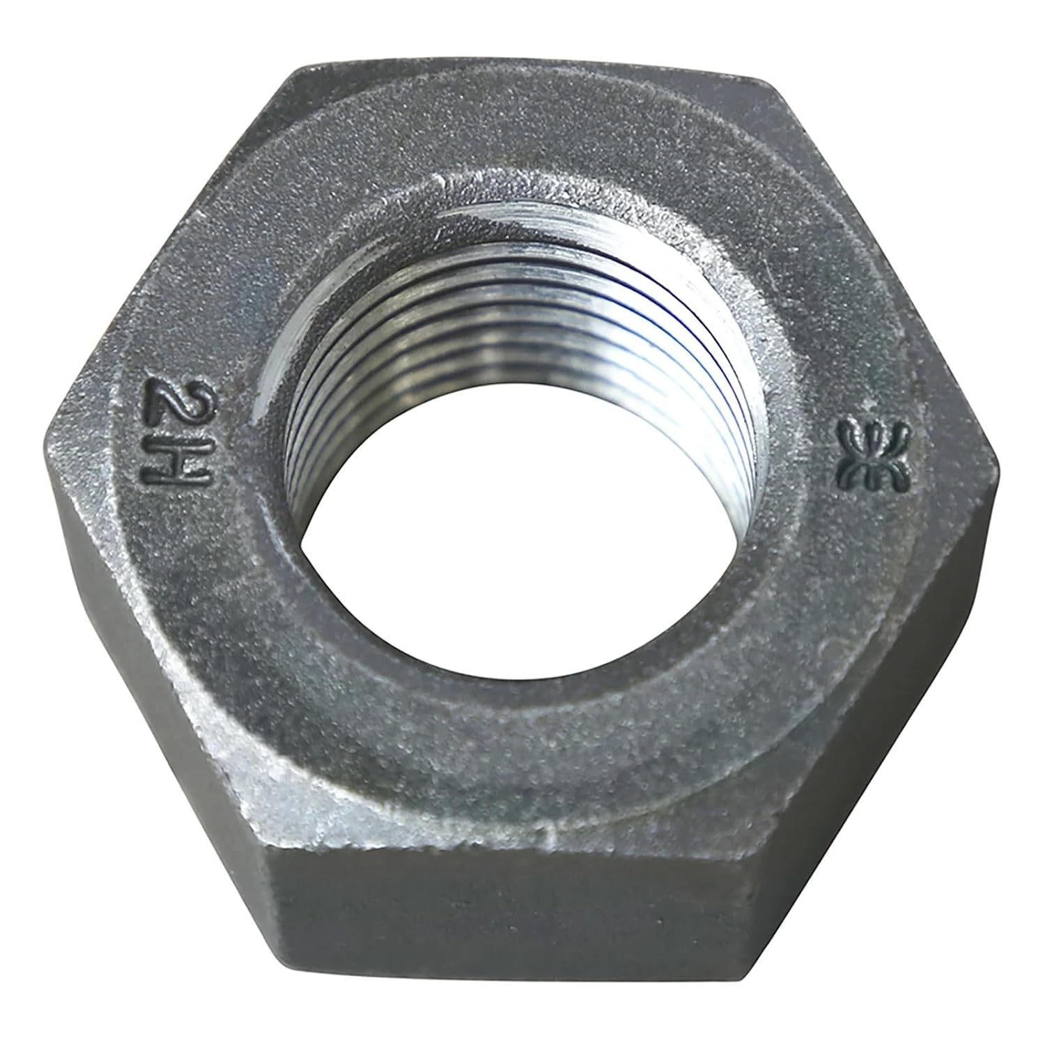 1-1/2'-6 Heavy Hex Nut, A194 Grade 2H - Plain Finish [Pack of 25]