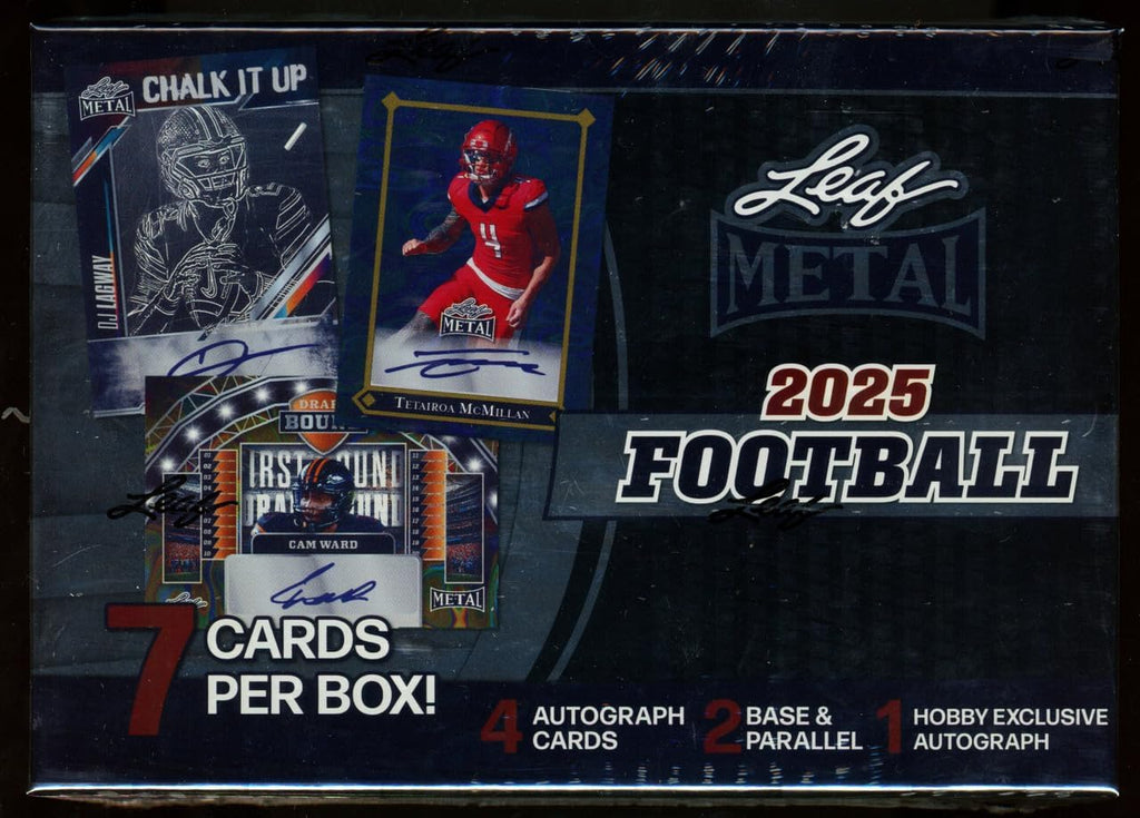 2025 Leaf Metal Football Hobby Box
