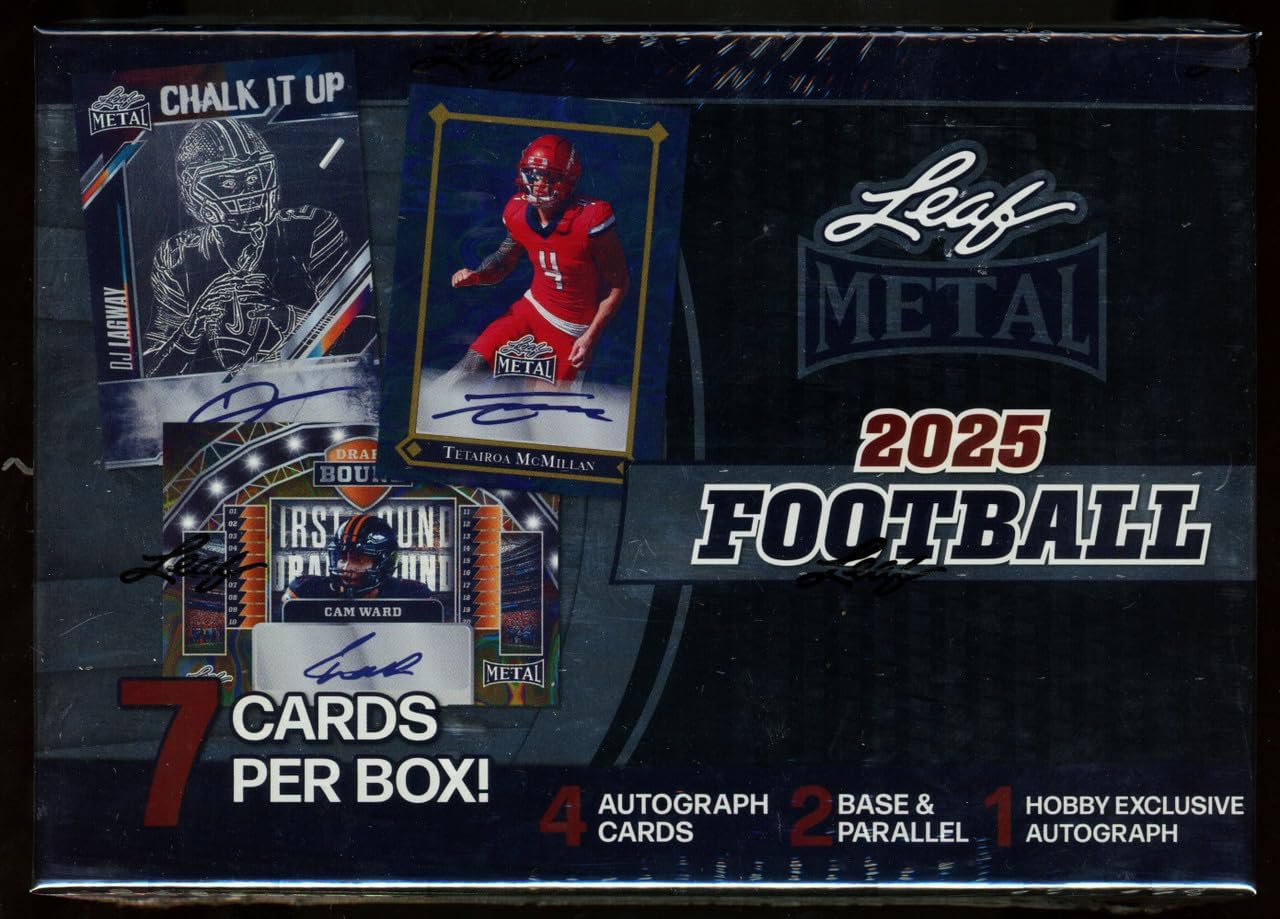2025 Leaf Metal Football Hobby Box