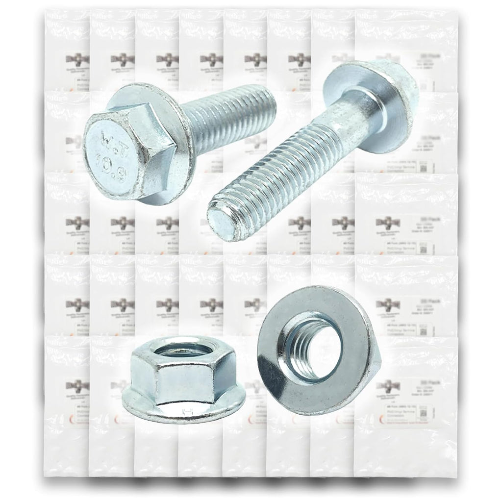 Metric Class 10.9 JIS Hex Cap Flange Frame Bolts & Flange Nuts Assortment Kit - 401 Pieces!