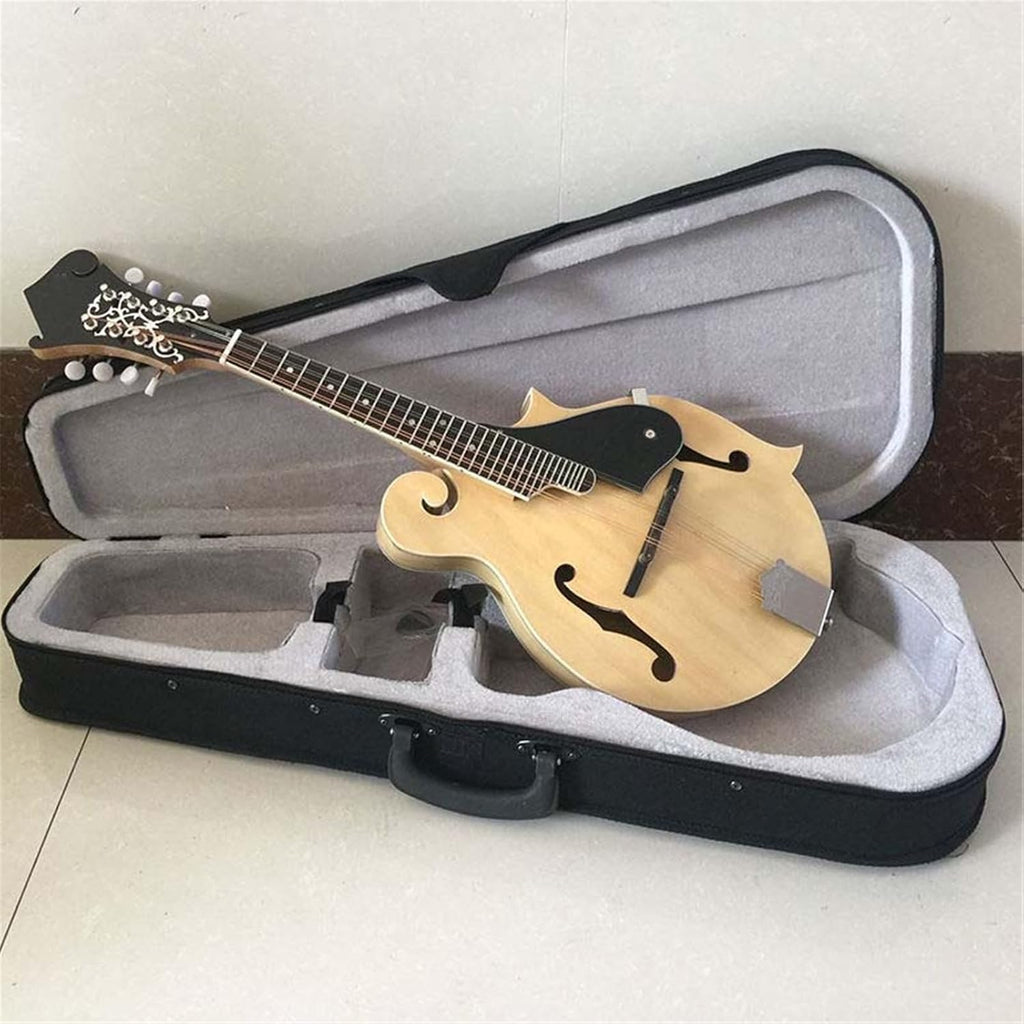 Mandolin F Type Guitar Eight String Instrument Round Red Beginner Mandolin String Instrument(3)