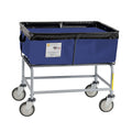 R&B Wire™ 463 Elevated Vinyl Truck, 3 Bushel Capacity, Navy, Made in USA