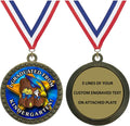 Express Medals 1 to 50 Packs Engraved Kindergarten Graduation Gold Medal Trophy Award with Personalized Custom Text LD212-FCL499