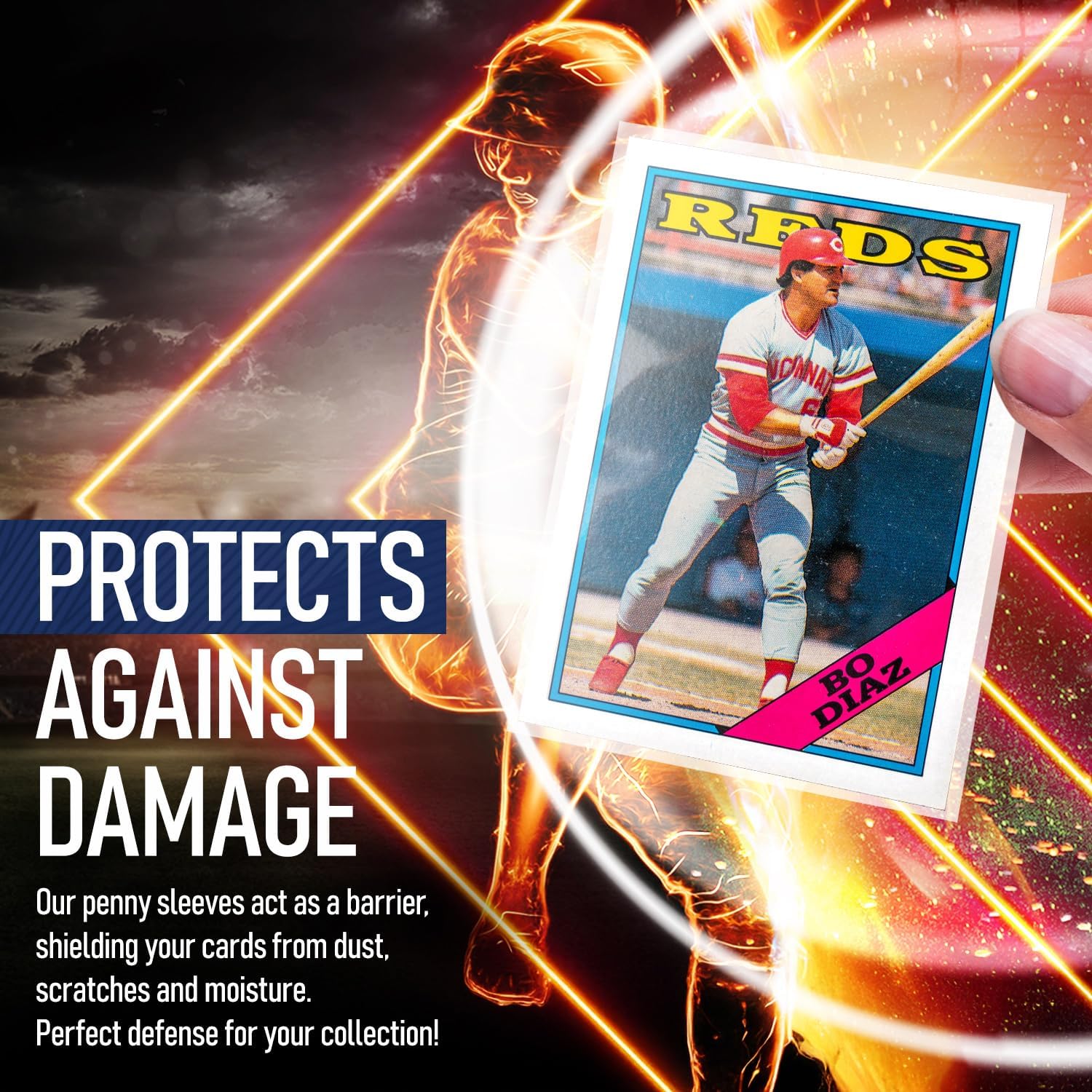 Premium Penny Sleeves for Trading Cards | Soft Trading Card Sleeves for Baseball Cards, Ultra Clear Plastic Pro Sports Card Sleeve, Football, MTG Collector Sleeve (Standard + Thick Options Available)