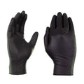 GLOVEWORKS Medical Black Nitrile Disposable Gloves, 7 mil, Latex Free, Powder Free, Textured, X-Large, Case of 1000